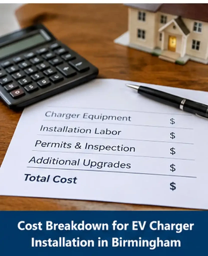 Cost Breakdown for EV Charger Installation in Birmingham